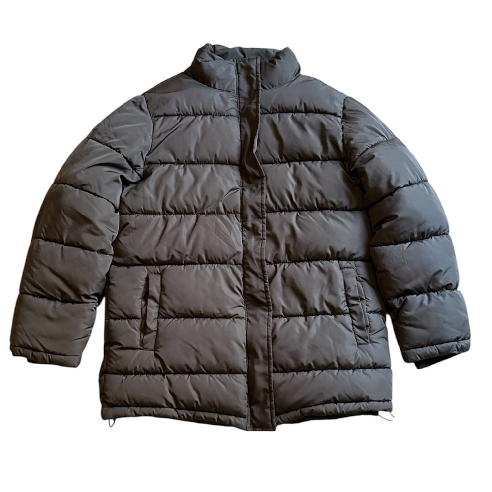 Black Forever 21 Men’s Puffer Jacket